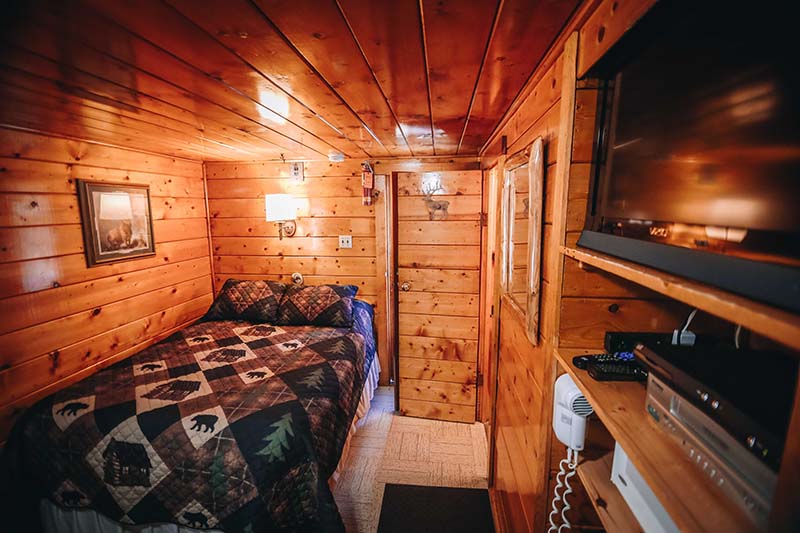 Cabin 11 bedroom.