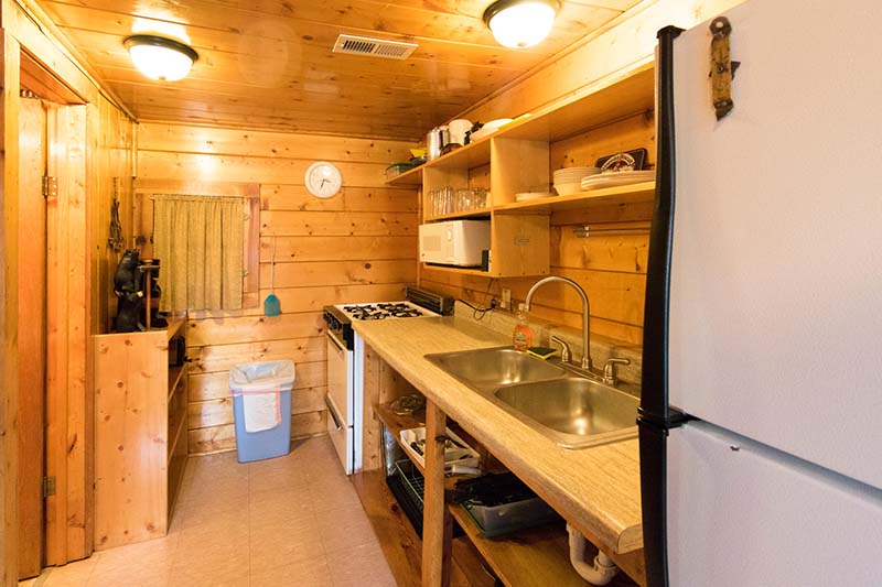 Cabin 10 kitchen
