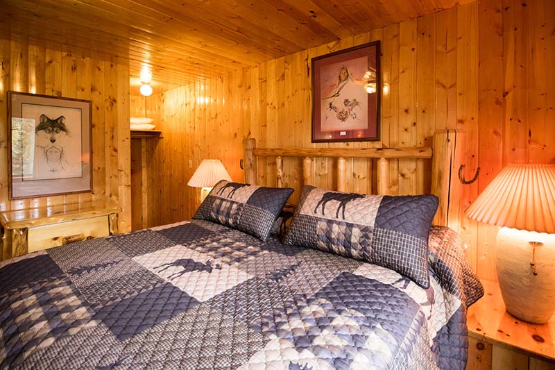 Cabin 12 bedroom.