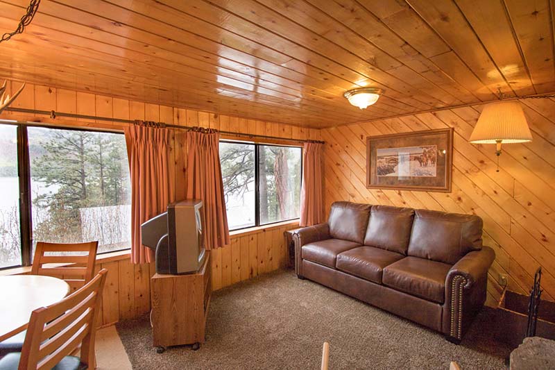 Cabin 15 living room.