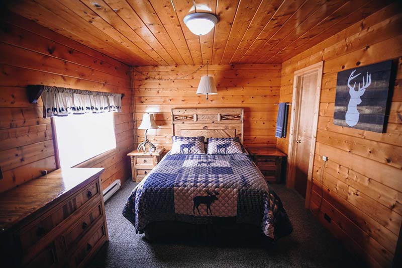 Cabin 22 bedroom.
