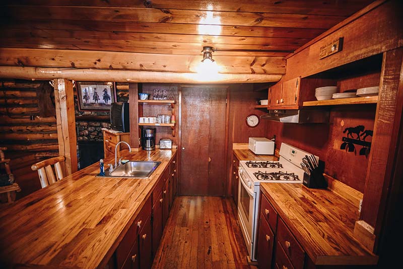 Cabin 27 kitchen
